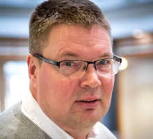 Ansiktsporträtt Nils Hörnström.