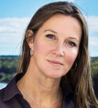 Ansiktsporträtt Caroline Lornudd.