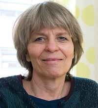 Ansiktsporträtt Inger Arvidsson.