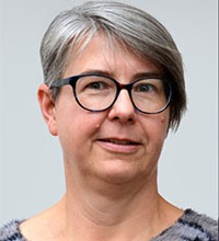 Ansiktsporträtt Ingrid Schéle.