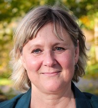 Ansiktsporträtt Charlotte Wåhlin.