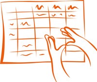 illustration planering / schema