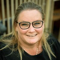 Liselotte Malmberg, chef för en grupp boendestödjare