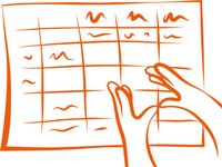 illustration planering med schema