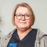 Monica Hirvelä, enhetschef i hemtjänsten norr i Falkenberg