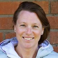 Ansiktsporträtt Ann Rudman.