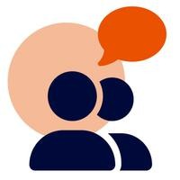Dialog - illustration med pratbubblor