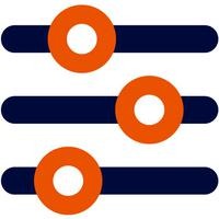 Ikon som visar mätning av till exempel nöjdhet i en enkät