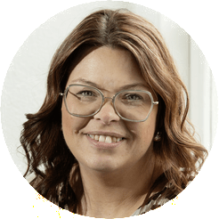 porträtt på Jennie Tyllander, enhetschef i Borås hemsjukvård.
