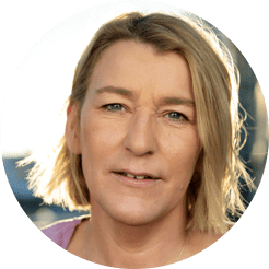 Handledare och undersköterska Annica Karlsson.