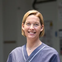 Porträtt av Karin Sandelin.
