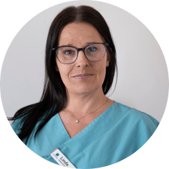 Linda Kihlgren, skyddsombud och undersköterska i Grums kommunala hemtjänst.