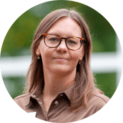 Maria Ekfeldt, verksamhetschef hemrehab i Linköpings kommun, jobbar med prioritering av arbetsuppgifter och återhämtning.
