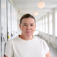 Porträtt på Anna Karlsson.