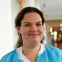 Porträtt på Julia Larsson.