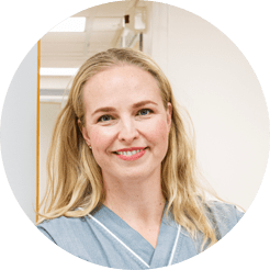 Klinikchefen Claudia Samuelsson.