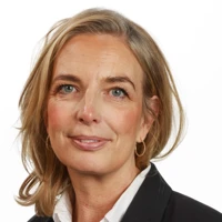Ansiktsporträtt Eva Klope.