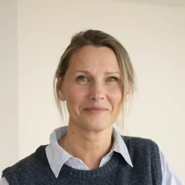 Ansiktsporträtt Monica Karlzhon.